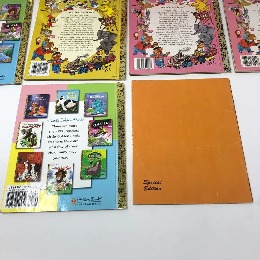 Little Golden Books Lot of 10 Modern & Vintage Disney Lion King Frozen Mickey